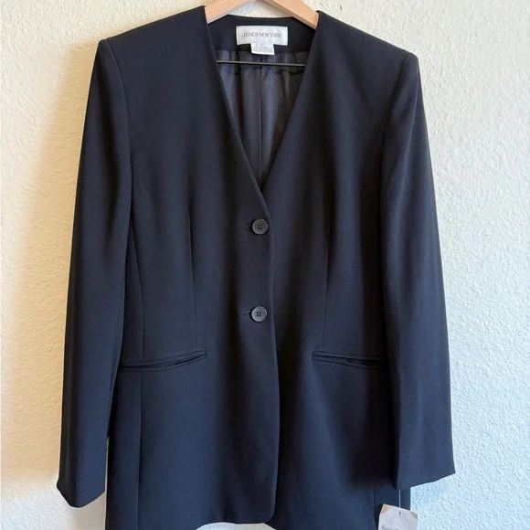 Jones New York Women's Black Blazer-Size 8/NWT - Picture 12 of 14